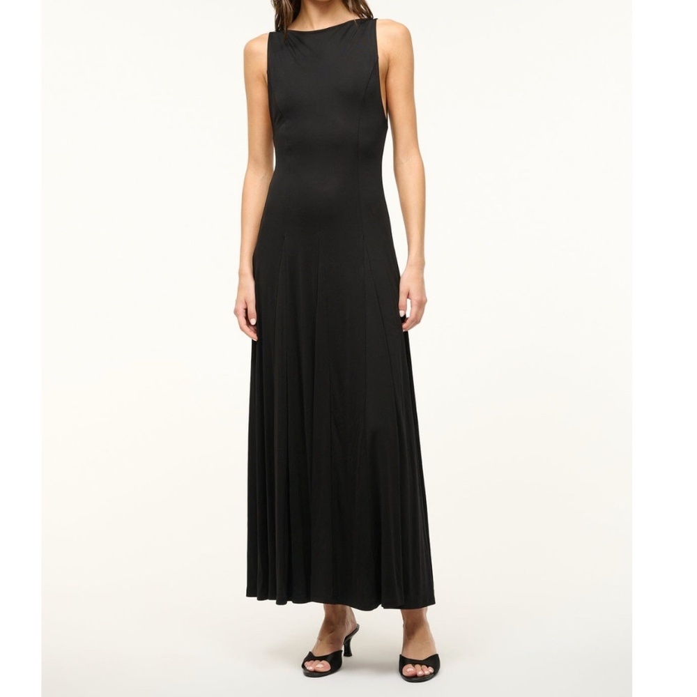 NWT | STAUD GRAMERCY DRESS BLACK | Sz XS